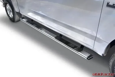 Go Rhino 5" OE Xtreme Low Profile SideSteps Kit - 87" Long Stainless Steel + Brackets F-150 | 250 | 350 | Raptor 2017-2025 - 685415587PS
