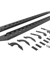 Go Rhino RB20 Slim Line Running Boards with Mounting Brackets - Textured Black Toyota Tacoma 2005-2020                                     - 69442987SPC - Image 2