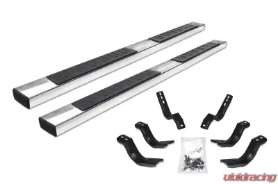 Go Rhino 6" OE Xtreme II Stainless SideSteps Kit - 87" Long + Brackets (Diesel Only) - 6862404987PS