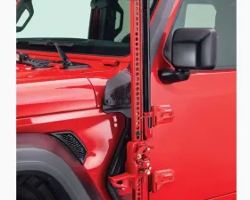 Go Rhino Front Driver Side Exterior Jack Mount for Jeep Wrangler JL, JLU & GLADIATOR JT  Jeep
