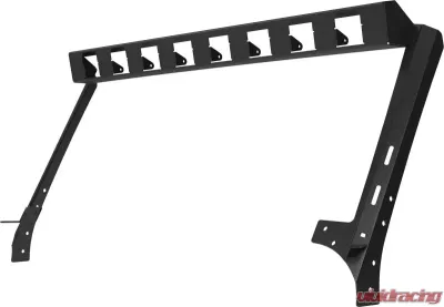 Go Rhino WLF Windshield Light Frame - Eight 3" Cubes Jeep Wrangler 2007-2018 - 738300T