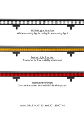 Go Rhino Flash Series Lights - 10" Single Multi Function Light Bar                                     - 750001014CBS - Image 3