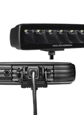 Go Rhino Blackout Series 750300621SBS Sixline LED Spot Light Kit - Black, Universal Fit                                     - 750300621SBS - Image 2