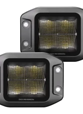 Go Rhino Blackout Series 3x3 Cube LED Flood Light Kit - Flush Mount, Black, 40W                                     - 750400321FCF - Image 2