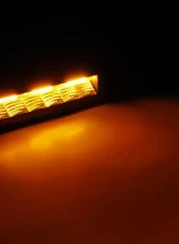 Go Rhino Blackout Combo Series 6" LED Flood Lights Pair with Amber Accent - Black                                     - 750600622FBS - Image 4