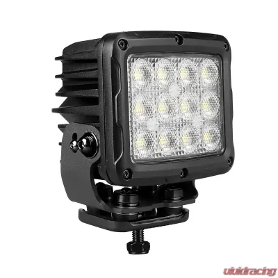 Go Rhino Bright Series Lights - Pair of Square 5" Rectangle LED Spot Light Kit - 751800523FCS