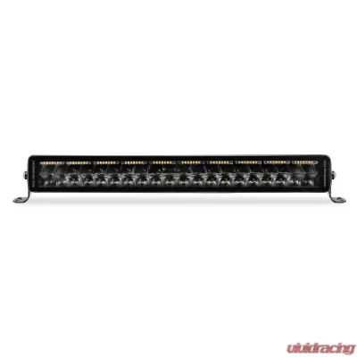 Go Rhino Blackout Combo Series Lights - 21.5" Double Row Light Bar With Amber Lighting - 752002112CDS