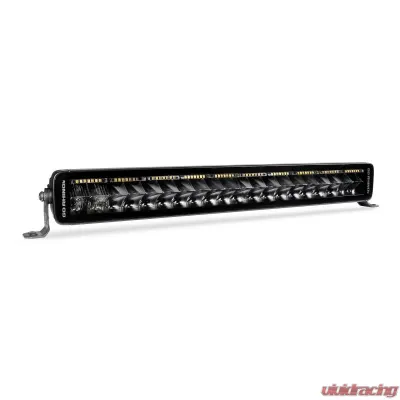 Go Rhino Blackout Combo Series Lights - 21.5" Double Row Light Bar With Amber Lighting - 752002112CDS