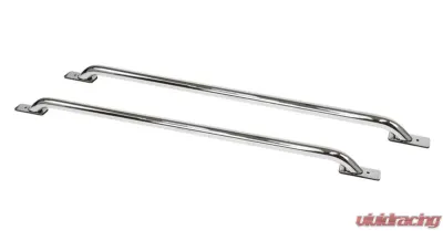 Go Rhino Stake Pocket Bed Rails 8128C Chrome for Chevrolet, GMC, Dodge, Ram Trucks - 8128C