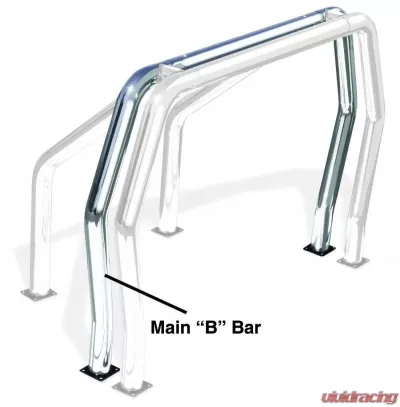 Go Rhino! Bed Bars - "B" Main Bar Ford 1999-2014 - 96002C