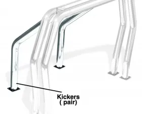 Go Rhino! Bed Bars - Pair of Kickers (Between Wheel Wells)