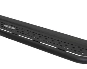 Go Rhino D6 Dominator Steel Side Steps-Black Textured Powdercoat with Mounting Brackets Jeep Wrangler 2007-2017
