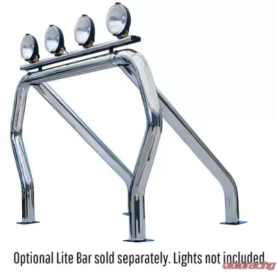 Go Rhino! Bed Bars- Single Bar/Single Kicker (Between Wheel Wells) Ford 2016 - 9609560SSC