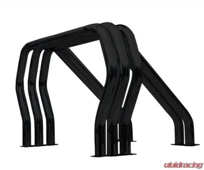 Go Rhino! Bed Bars- Triple Bar/Double Kicker (Between Wheel Wells) Ford - 9809560TDB