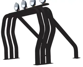 Go Rhino! Bed Bars- Triple Bar/Single Kicker (Between Wheel Wells) Ford