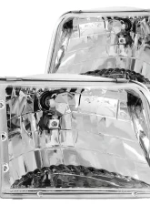 Anzo USA Crystal Headlight Set Ford Ranger 1993-1997                                     - 111036 - Image 2