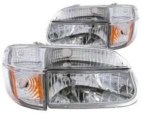 Anzo USA Crystal Headlight Set Ford Explorer 1995-2001