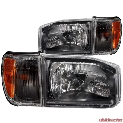 Anzo USA Crystal Headlight Set Nissan Pathfinder 1999-2004 - 111051