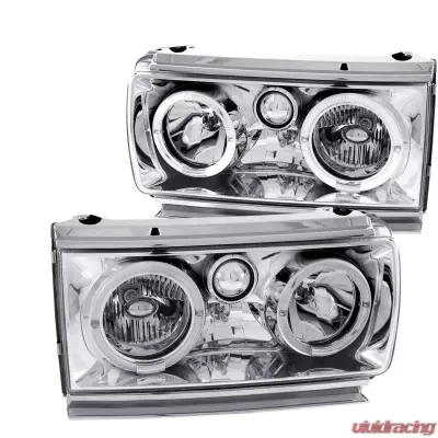 Anzo USA Crystal Headlight Set w/Halo Toyota Land Cruiser 1991-1994 - 111092