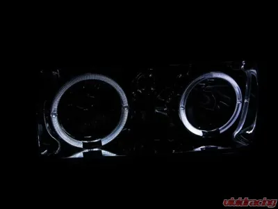 Anzo USA Crystal Headlight Set w/Halo Toyota Land Cruiser 1991-1994 - 111092