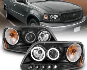 Anzo USA Projector Headlight Set w/Halo Ford 1997-2003