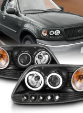 Anzo USA Projector Headlight Set w/Halo Ford 1997-2003                                     - 111097 - Image 6