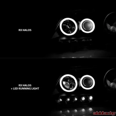 Anzo USA Projector Headlight Set w/Halo Ford 1997-2003 - 111097
