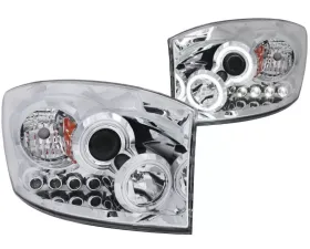 Anzo USA Projector Headlight Set w/Halo Dodge