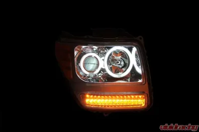 Anzo USA Projector Headlight Set w/Halo Dodge Nitro 2007-2011 - 111144