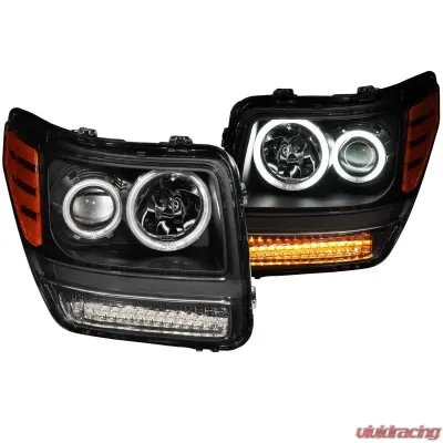 Anzo USA Projector Headlight Set w/Halo Dodge Nitro 2007-2011 - 111145