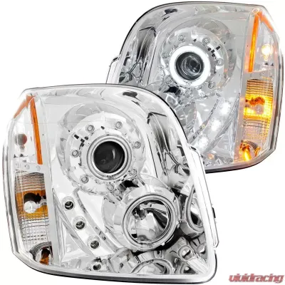 Anzo USA Projector Headlight Set w/Halo GMC Yukon 2007-2014 - 111147