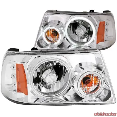 Anzo USA Crystal Headlight Set w/Halo Ford Ranger 2001-2011 - 111151