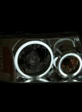 Anzo USA Crystal Headlight Set w/Halo Ford Ranger 2001-2011                                     - 111151 - Image 3