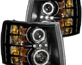 Anzo USA Projector Headlight Set w/Halo Chevrolet Silverado 1500 2007-2013