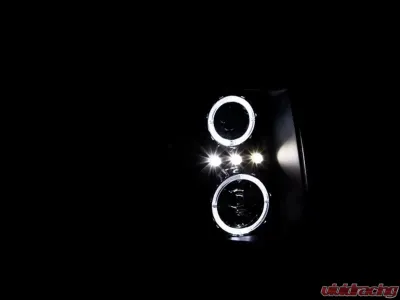 Anzo USA Projector Headlight Set w/Halo Chevrolet Silverado 1500 2007-2013 - 111200