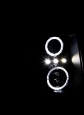 Anzo USA Projector Headlight Set w/Halo Chevrolet Silverado 1500 2007-2013                                     - 111200 - Image 3