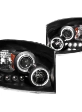 Anzo USA Projector Headlight Set w/Halo Dodge                                     - 111209 - Image 3