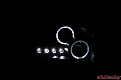 Anzo USA Projector Headlight Set w/Halo Dodge - 111209