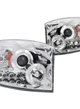 Anzo USA Projector Headlight Set w/Halo Dodge                                     - 111210 - Image 3
