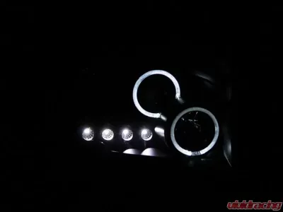 Anzo USA Projector Headlight Set w/Halo Dodge - 111210