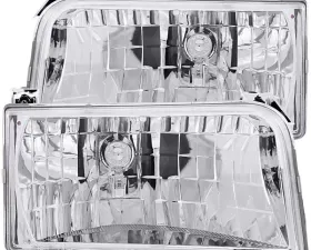 Anzo USA Crystal Headlight Set Ford 1992-1996
