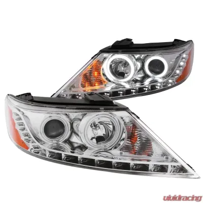 Anzo USA Crystal Headlight Set w/Halo Kia Sorento 2011-2013 - 111249