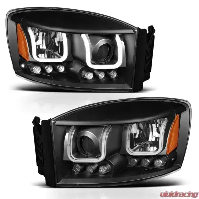 Anzo USA Projector Headlight Set Dodge - 111314