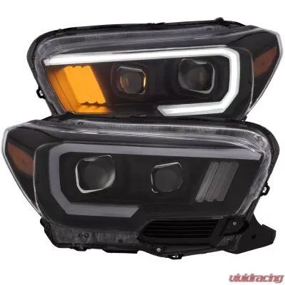 Anzo USA Projector Headlight Set Toyota Tacoma 2016-2019 - 111377