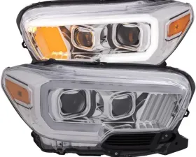 Anzo USA Projector Headlight Set Toyota Tacoma 2016-2019