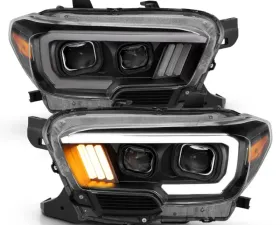 Anzo USA Projector Headlight Set Toyota Tacoma 2016-2019