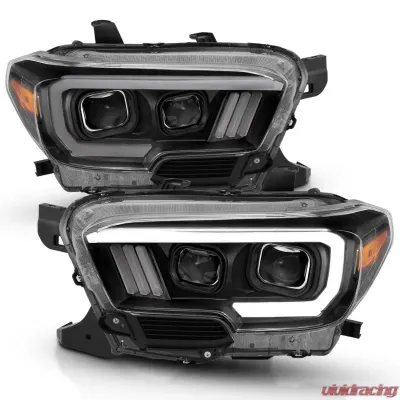 Anzo USA Projector Headlight Set Toyota Tacoma 2016-2019 - 111379