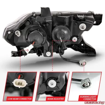 Anzo USA Projector Headlight Set Toyota Tacoma 2016-2019 - 111379