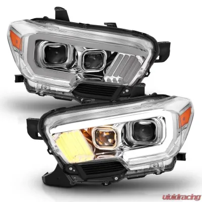 Anzo USA Projector Headlight Set Toyota Tacoma 2016-2019 - 111380