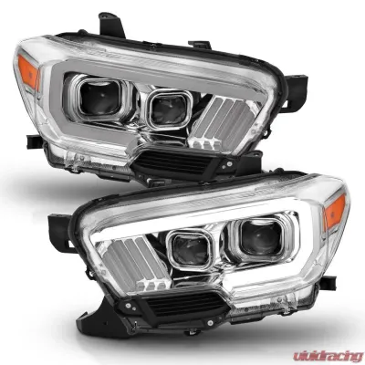 Anzo USA Projector Headlight Set Toyota Tacoma 2016-2019 - 111380